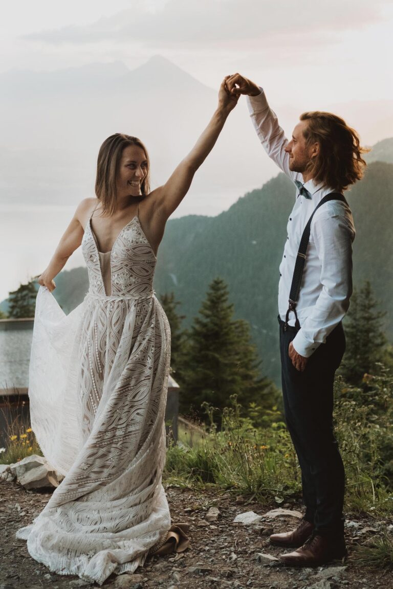 Konstantin & Shelby - trouwfotografie - Harder Kulm, Zwitserland