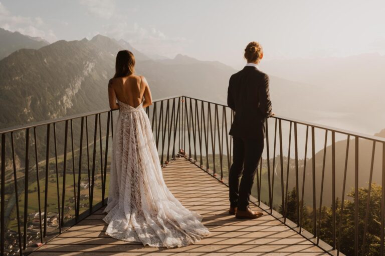 Konstantin & Shelby - trouwfotografie - Harder Kulm, Zwitserland