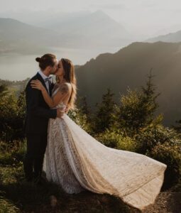 Konstantin & Shelby - trouwfotografie - Harder Kulm, Zwitserland