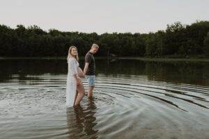 Simon en Renée - Zwangerschapsfotografie - Terhorsterzand, Drenthe