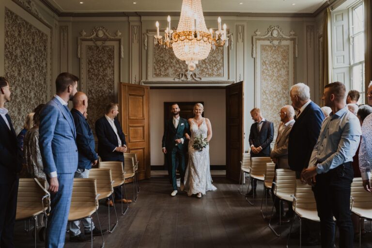 Trouwfotograaf de Pollepleats legt Sander en Sanne vast