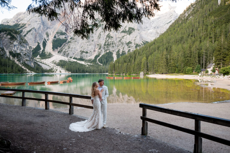 Laurie en Aurélien - After-wedding shoot Dolomieten met Frans stel