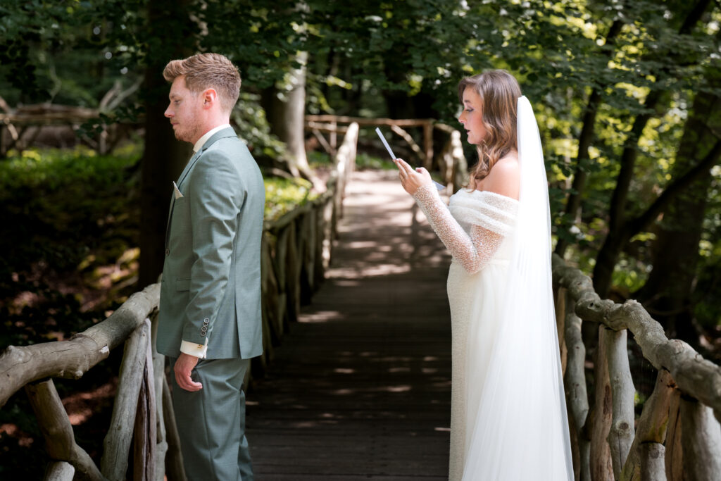 First look bij buitenplaats Elswout in Haarlem – Sarah & Lloyd