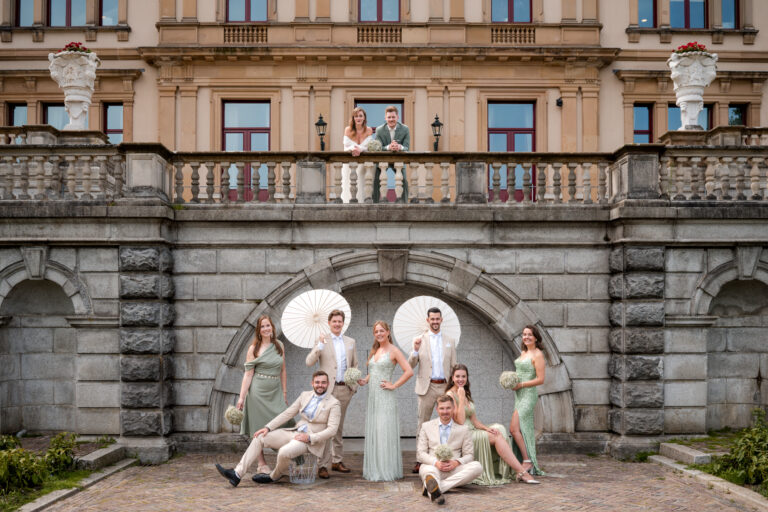 Groeps en familiefoto's bij buitenplaats Elswout in Haarlem – Sarah & Lloyd