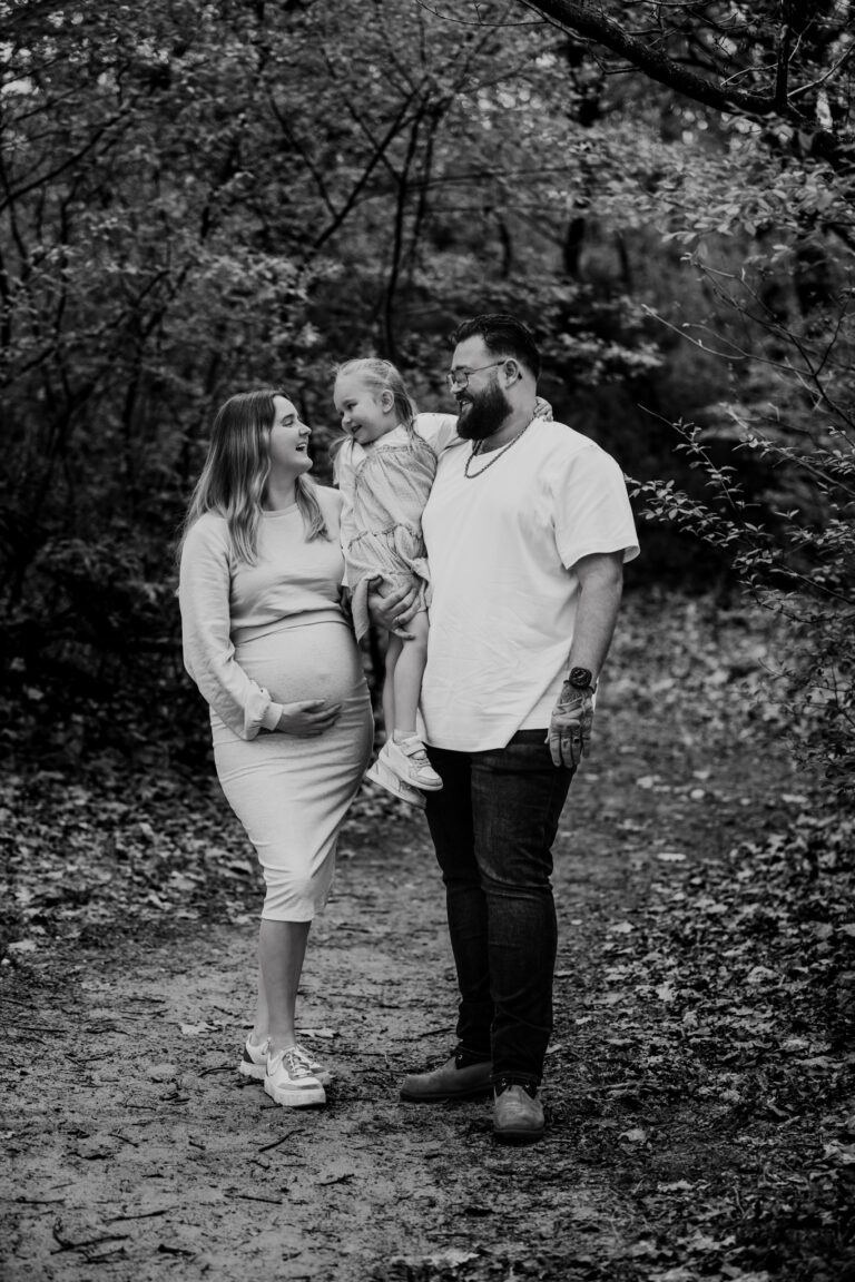 Zwangerschapsshoot Terhorsterzand - Maureen, Jeffrey & Kieana Vink